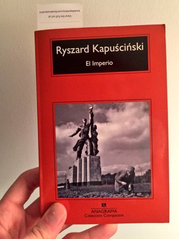 Gasol leyendo El imperio de Kapuscinski