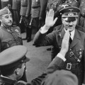 Hitler/Franco in Hendaye – Bei der Begrüssung der Begleiter des Caudillo